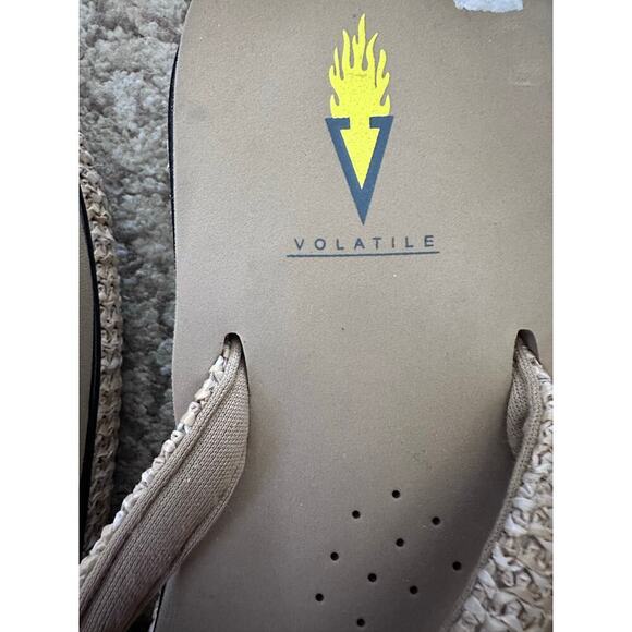 Volatile Women's Gray Palau Platform Flip Flop Sandals Size 10 - Picture 7 of 7